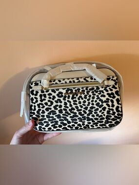 Jet Set Large Leopard-print calf hair crossbody bag